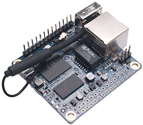Evarbuild für Orange Pi Zero LTS 512 MB Entwicklung Platine + WeißEs Schutz GehäUse, H3 ÖFfnen-Quelle Single Board Set mit Vier Kernen