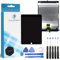 Visiodirect® Ecran Complet: Vitre Tactile + Ecran LCD Compatible avec Ipad Air 3 (2019) A2152 A2123 A2153 Taille 10.5 Noir + Film Protecteur Verre trempé + Kit Outils Offert