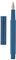 Hongdian Dark Blue Forest Fountain Pen, Iridium Long Blade Nib, Classic Design with Converter and Metal Pen Case Set