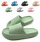 Neteson Cozislides Original Slippers Damen Rutschfeste Hausschuhe Herren Weich Badeschlappen Cloudyzz Schlappen Sommer Badelatschen Gummi Pantoletten(Grün, 40/41EU)