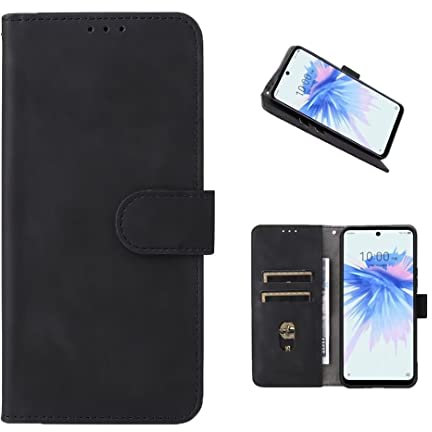 COQUE Per Custodia per Telefono Umidigi A13 PRO 5G, Portafoglio con Patta con Design Slot per schede, Custodia in Pelle Morbida Umidigi A13 PRO 5G-Nero