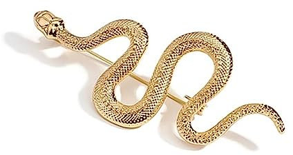 YAHOYA Grande Taille Boa Broche Femmes Banquet Party Bijoux Serpent Animal Broches Python Pins Hommes Costume Collier Pin Vêtements Accessoires