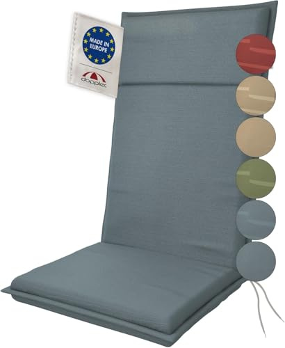Doppler Hochlehner-Auflage Sierra, Gartenstuhl-Polster 119 x 48 x 6 cm