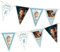 Striefchen® Geburtstag Partydeko Wimpelkette mit eigenen Fotos (Blau)