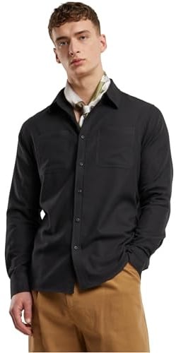 Urban Classics Herren Flanell Shirt Black, 4XL