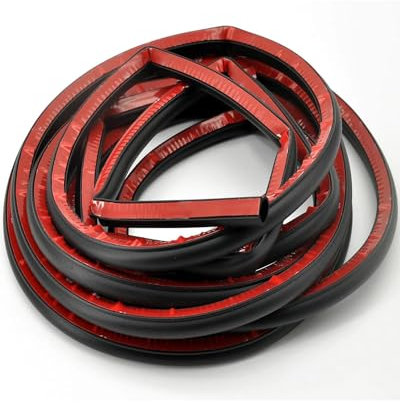 Joints fenêtres automobiles Joint d'étanchéité en caoutchouc pour porte avant et arrière coulissante pour Ducato 244 250 290 pour Peugeot Boxer Jumper Ram camping-car Joint porte voiture(10 meters)