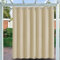 Outdoor Vorhänge mit ösen Oben und Unten, Outdoor Vorhänge Wetterfest Sonnenschutz Blickdicht Outdoor Gardine für Pavillon Terrasse | 1 Stück, Biscotti Beige, B183xH213cm