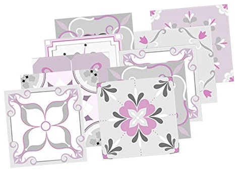 ORFOFE 10stücke Fliesenaufkleber Schälen Und Fertig Wasserfeste Vinyl Fliesenaufkleber Für Küche Bad Wand Boden Dekorative Aufkleber