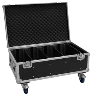 Roadinger Flightcase 4 x LED PMB-4 COB QCL mit Rädern