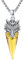 MEDWISE Wikinger Wolf Halskette 925 Sterling Silber Pfeil Kette Kristall Anhänger Vintage Wolf Kettte Amulett Schmuck für Herren Damen Jungen Männer 22+2'' Edelstahlkette