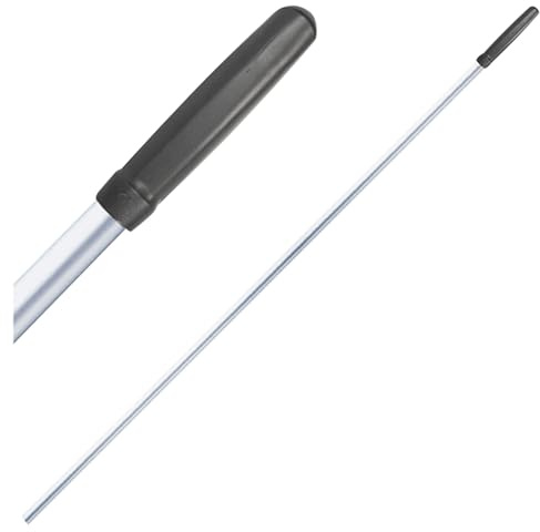 Vermop 5 Stück Alustiel eloxiert, grau-schwarz, L: 141cm, B: 3cm, H: 3cm, Karton