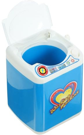 PERSELOSO 1pieza Juguete Infantil De Lavandería Simulación para Niño Niña Mini Lavadora Portátil Juguete Educativo para rol y Aprendizaje Infantil