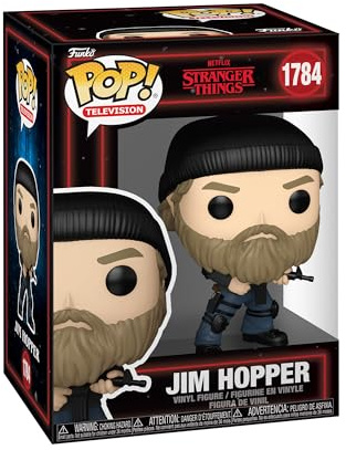 Funko POP! TV: Netflix Stranger Things - Jim Hopper | Offizielles Fantasy Merch - Vinyl Sammelfigur als Regal Deko - Geschenkidee zum Geburtstag für Fans und Sammler