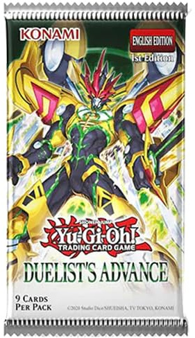 Konami Yu-Gi-Oh! Duelist's Advance Booster Pack, 9 Cards, English Edition, 1st Edition, Trading Card Game