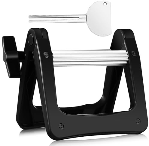 ifundom Metall Tubenquetscher Zahnpasta Extruder Pigment Paste Clip Aluminiumlegierung Langlebig Einfach zu Bedienen für Kosmetik Friseursalon Farbe Haargel Tubenausdrücker