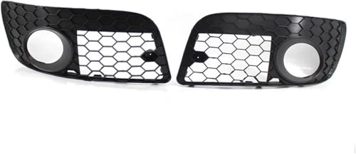 Frontgrill Für Golf 2005-2009 2 stücke Auto Front Nebel Licht Kühlergrill Grill Lampe Abdeckung(A)