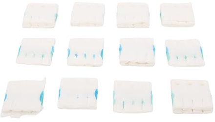 WALFRONT Toilet Bowl Wand Refills 12Pcs with Detergent, 360° Sweeping Brush Heads Replacement for Bathroom, Hygienic SingleUse Design for Families with Infants and Pets