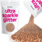 Hemway Ultra Sparkle Glitter - Bronze Brown | Fine Metallic Flakes for Resin & Epoxy Crafts | Supplies for Tumblers, Festival, Hair, Face, Body, Eye & Nail Art Decoration | 100 g