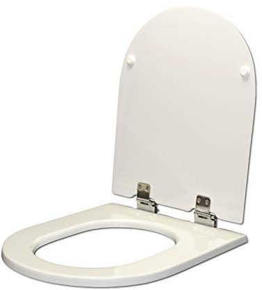 WC-Sitz Keramag COURREGE SOSPESE weiß WC-Sitz WC Deckel Achsen