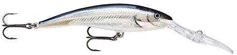 Rapala Unisex-Adult Deep Tail Dancer Angelköder-Angelzubehör aus Balsaholz-Stabile Tauchschaufel-Süßwasser Spinnköder-Lauftiefe 12m-13cm, 42g-Hergestellt in Estland-Anchovy, 13 cm / 42 g