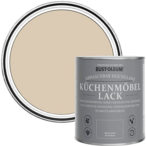 Rust-Oleum Beige Kitchen Cupboard Paint in Gloss Finish - Warm Clay 750ml