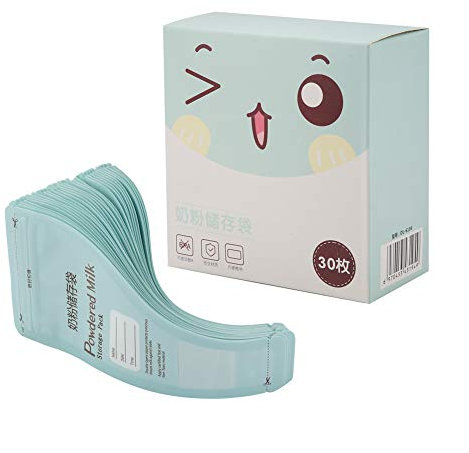30PCS Portable Baby Feeding Milk Powder Storage Bags Baby Formula Storage Bag for Travel Milk Powder Dispenser Portable Infant Feeding Food Pouches 4.7oz