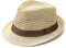 TINAYAUE Chapeau de soleil élégant pour homme - Chapeau d'été en maille respirante - Chapeau de paille à bord court enroulable - Cadeau pour papa, maman, personnes âgées - Chapeau Fedora Trilby - Cool