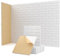 Acoustic Panels, Soundsbay Sound Proofing Panels Self-Adhesive 12 Pack High Density Sound Absorbing Panels Brick Acoustic Wall Panels for Wall Decoration/Acoustic Treatment 12×12×0.4