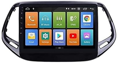 Generico ESTOCK1 Speed ANDROID 13 COMPATIBILE PER JEEP COMPASS carplay integrato 8 GB DI RAM 256 DI ROM 2 din 10 pollici Car Tablet Radio Multimedia GPS stereo