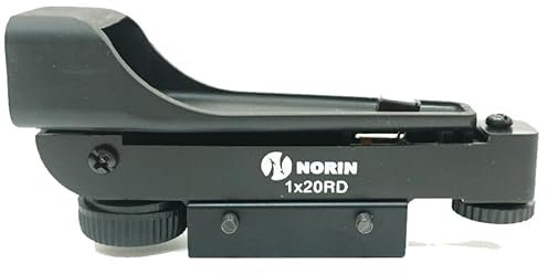 Visor Holográfico NORIN 1x20 RD para escopetas y Pistolas de Aire comprimido | Herramienta para calibrar Armas de Aire comprimido y balines