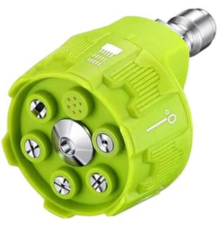 Puntas de boquilla para hidrolimpiadora,Boquilla multifunción para hidrolimpiadora Max 3500 Psi | Boquilla a presión para puntas de conexión con enchufe de 1/4 de pulgada, puntas de arandela