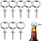mizikuu 8 Stück Flaschenöffner Rohlinge Edelstahl, DIY FlaschenöFfner Satz Metall Bieröffner Rohlinge Flaschenöffner Einsätze Gewinde Bieröffner für Startseite Kneipe Outdoor