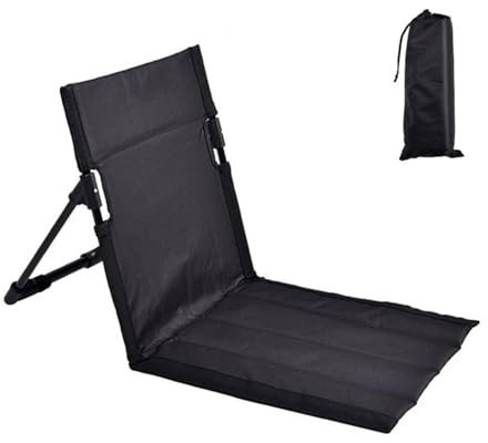 Nicoone Strandmatte mit Rückenlehne, Leichter Strandstuhl, faltbar, tragbar, Strandliegestuhl, Rasenstuhl, einfach zu Falten und zu tragen