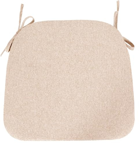 BLLMTEAR Chair Pads for Dining Chairs with Ties, Seat Cushions for Kitchen Chairs Farmhouse, Dining Room Chair Cushions Non Slip, Thick Washable Chair Cushion Pads(04,1pc:40x38cm/16x15in)