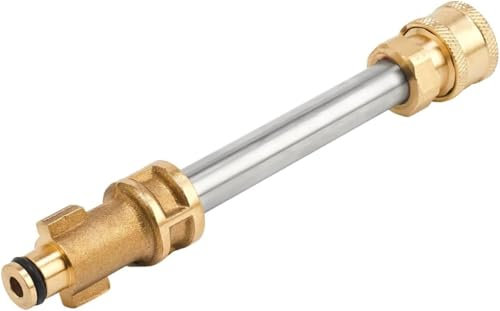 Adaptateur de nettoyeur haute pression pour Bosch AQT Black & Decker à connexion rapide de 6,35 mm, accessoires de nettoyeur haute pression Titan - Extension de lance à mousse de neige (Bosch pas AQT)