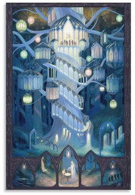 Filmposter Herr der Ringe, Mittelerde, Retro-Film-Reiseposter (18), Wandkunst, Poster, Heimdekoration, Bild, Leinwand, Malerei, Poster, 30 x 45 cm