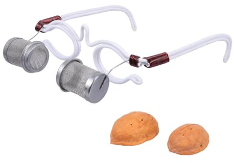 FOMIYES 5 Pièces dispositif de moxibustion oculaire outil fatigue oculaire chaud coquille œil produit eye care massage yeux appareil de moxibustion montures de lunettes fer forgé blanche