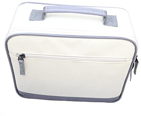 Housoutil 1Pc Portable Digital Accessory Storage Bag Projector Package Oxford Cloth and Pearl Color Ideal for Organizing Cables Chargers and Electronics