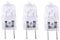 LISOCLU G8 Halogenlampe Perlen Halogen Wolfram Lampe Zwei Stift Kristall Lampe Stecker Glühbirne G 8.230V 20W