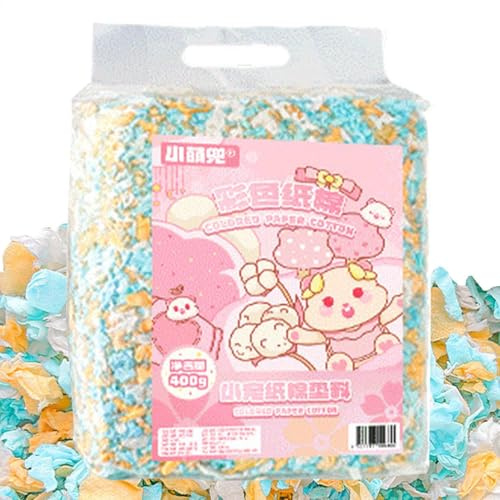 Hamster-Papier-Bettwäsche | Natürlicher Igel-Einstreu – Geruchskontrolle Kaninchen-Papierstreu, Chinchilla-Bettwäsche, Hamsterkäfig-Bettwäsche für syrische Zwerge