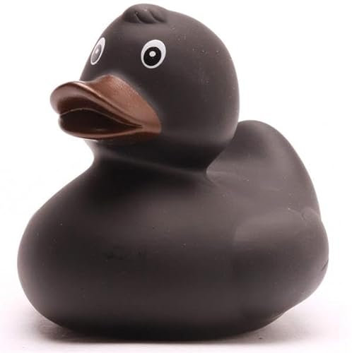 Badeenten Dutch Ducky (Badeente schwarz mit goldenem Schnabel)