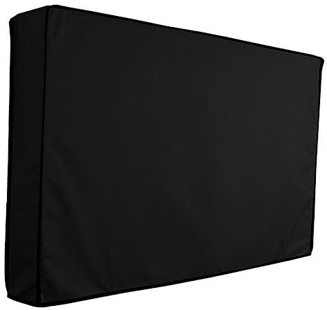 Tofficu Funda Para Tv Resistente Al Agua Polvo Protector De Pantalla De Tv Plana Para Exteriores Para Uso Jardín o Terraza Cubierta Antipolvo