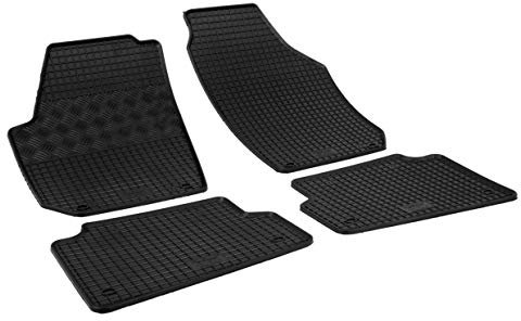 Gummi Fußmatten passend für Skoda Fabia II (5J) ab 3/2007-10/2014/Combi ab 12/2007-1/2015 AZUGA AZ10092217 Gummimatten Automatten