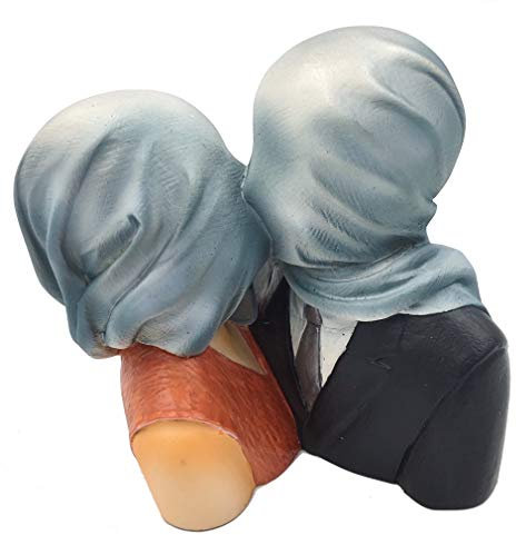 Skulptur - Die Liebenden - nach einem Motiv von Rene Magritte, 12,5 cm #05