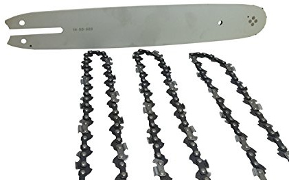 Set 3 Stück Profi C Sägekette 3/8P1.3-57 plus 1 Profi Führungsschiene 40cm