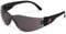 Nitras Vision Protect Basic Schutzbrille - Arbeitsbrille aus Polycarbonat mit UV-Schutz - Passend für Erwachsene (Damen & Herren) - Dunkel (Getönt)