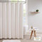Urban Habitat Bath Curtains, Coton, Tons Ivoire, 70 x 72'