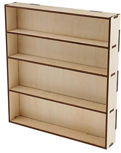 Wooden Paints Bottles Rack Modular Stand Storage Rack DIY Art Painting Tools, Acrylics Paint Stand,Tattoo Paint Brushes Display Tray, Cosmetic Makeup Organizer Case, Epoxy Microblading Storage Model