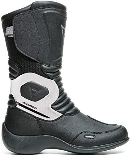 DAINESE Aurora Lady D-WP impermeabile Ladies Motorcycle Stivali (Black/White,37)
