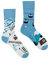 Spox Sox Casual Unisex für Damen und Herren – lustige, mehrfarbige, bunte, verrückte, unterschiedliche, gemusterte Socken für Individualisten, Gr. 40-43, Skipiste